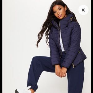 Navy Puffer Jacket